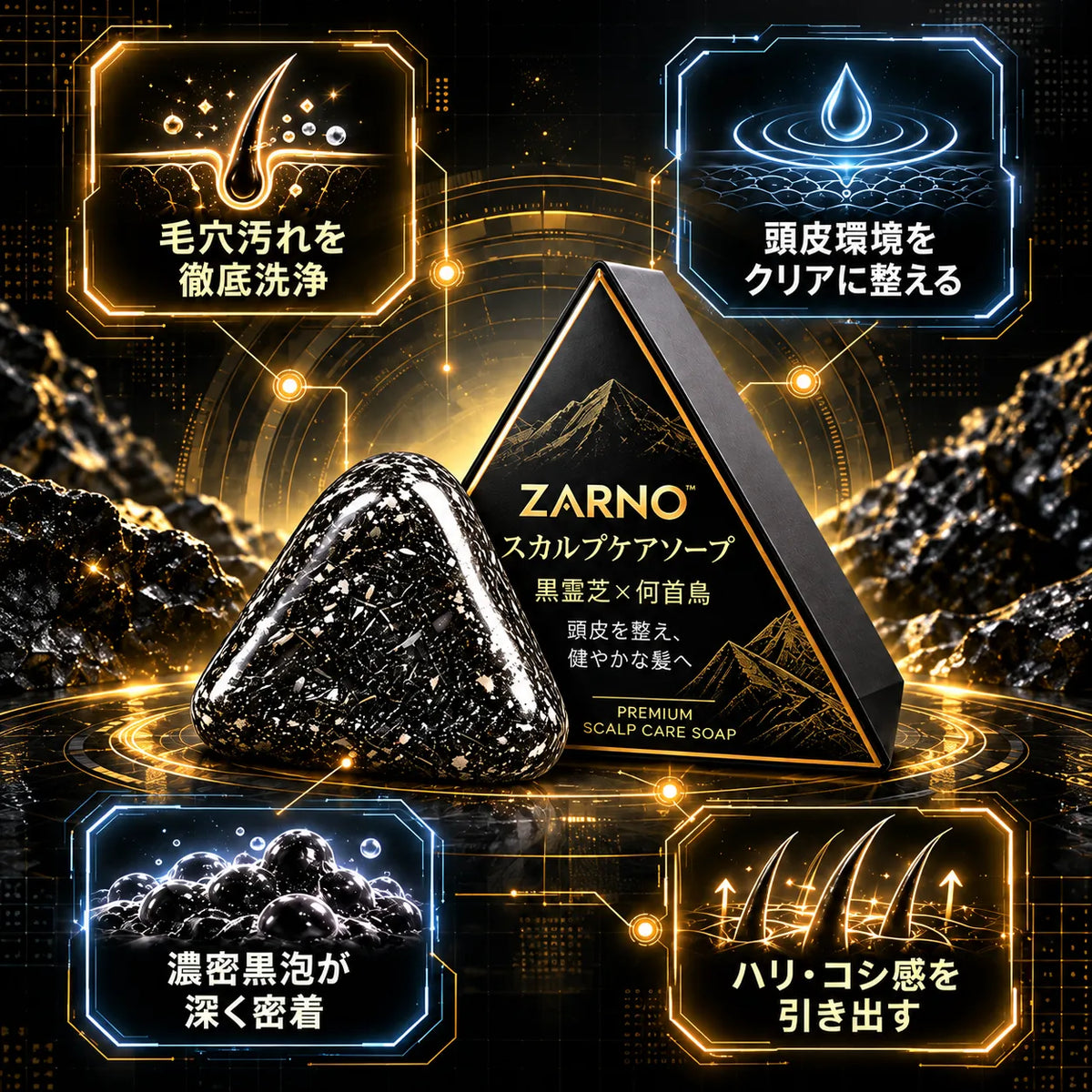 ZARNO 4つの作用